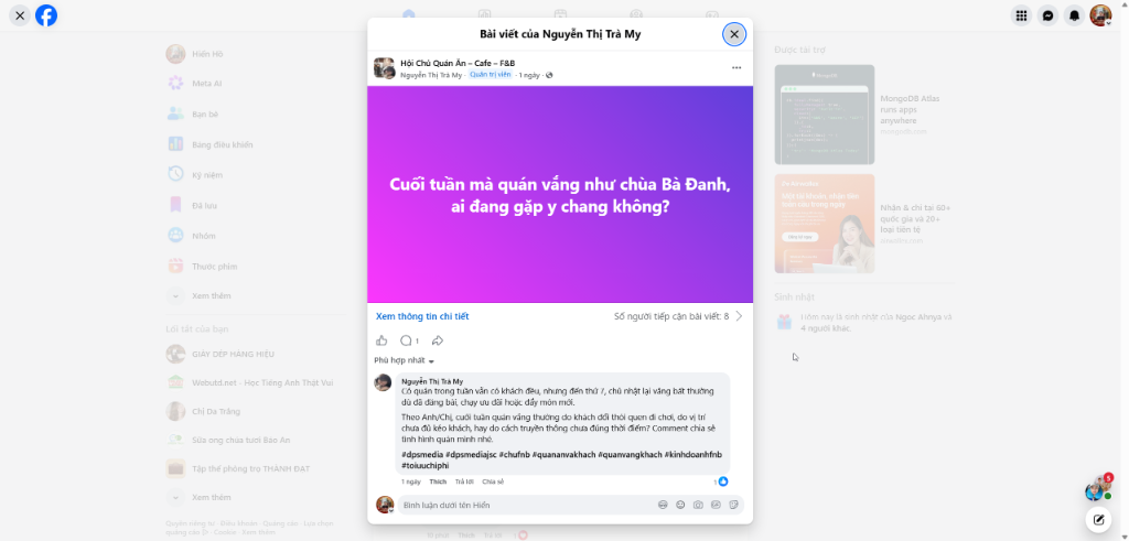Đăng Bài Tự Động Group Facebook: Quy Trình Xây Dựng Hệ Thống Bằng Ai & N8N Bài đăng tự động thành công trên Facebook Group sử dụng AI và n8n