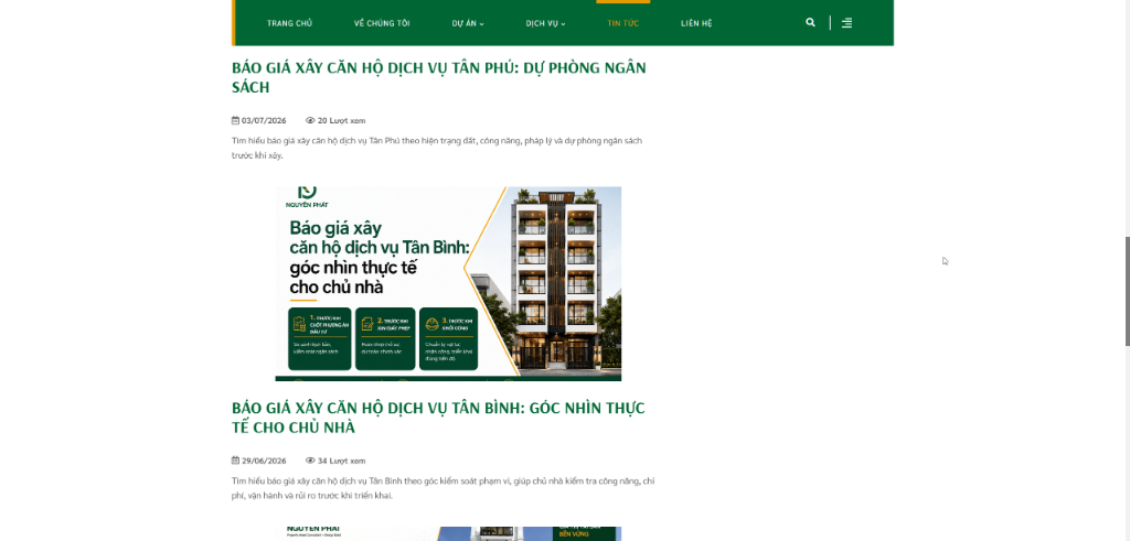 Giao diện danh sách bài viết SEO Web30s hiển thị đầy đủ hình ảnh trực quan