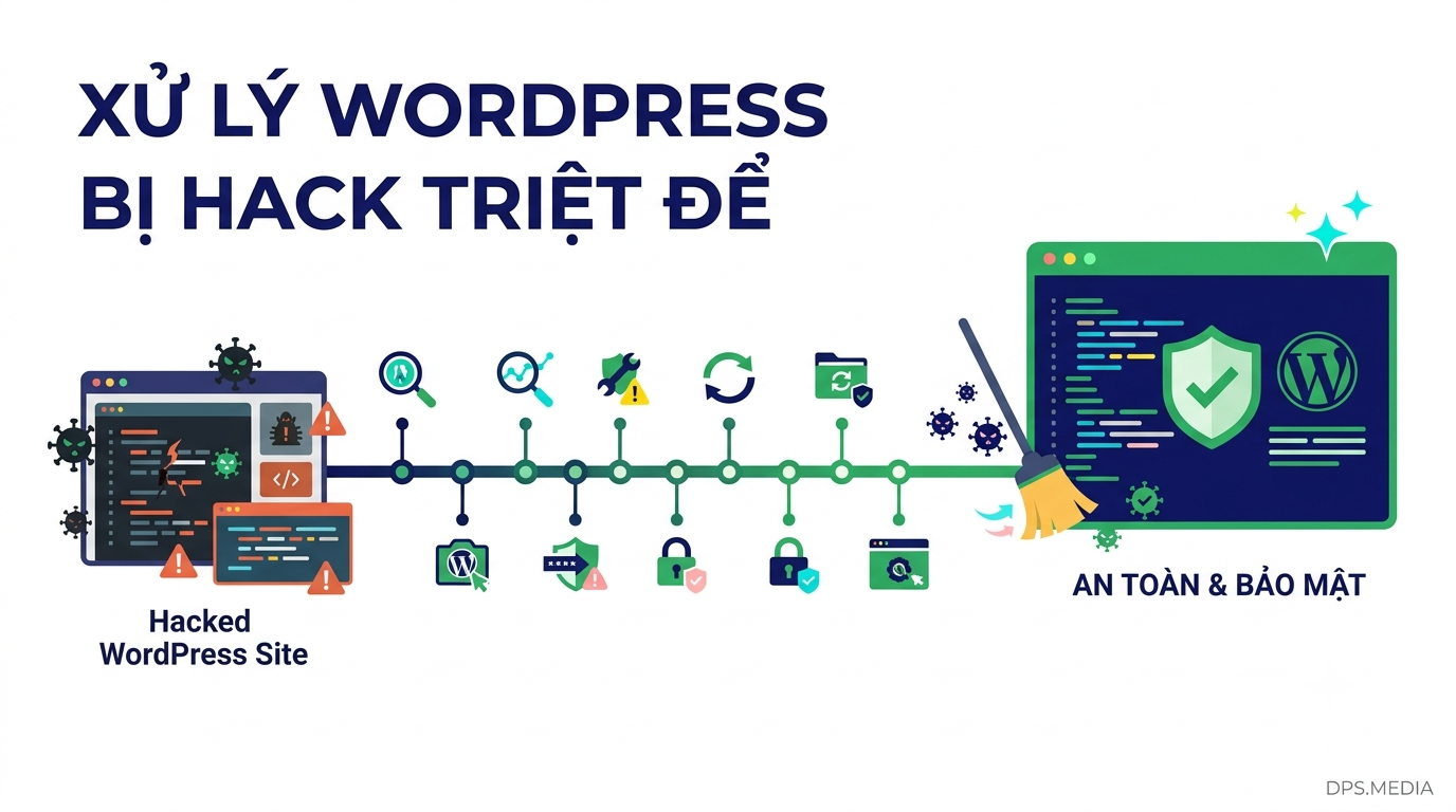 xử lý wordpress bị hack