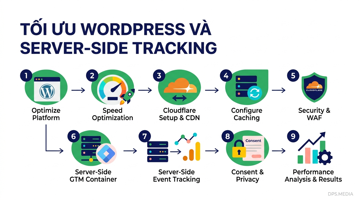 tối ưu tốc độ wordpress cloudflare
