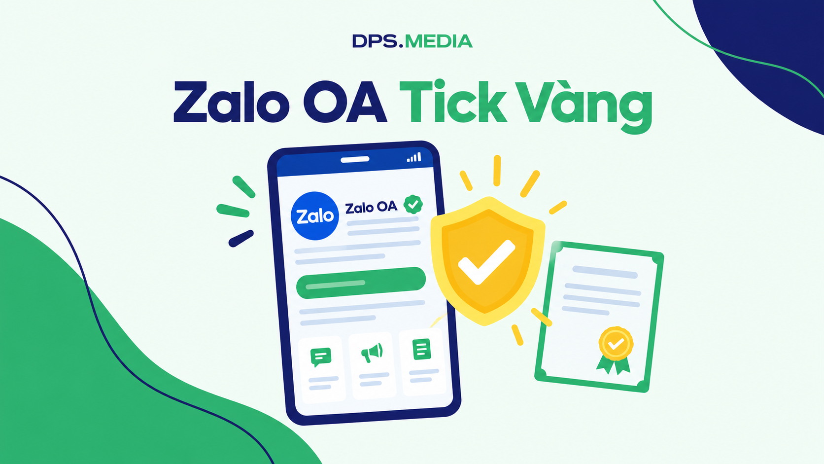 Dịch Vụ Đăng Ký Zalo OA Tick Vàng: Bảng Giá Trọn Gói 2026 & Quy Trình 3 Bước Chuẩn VNG