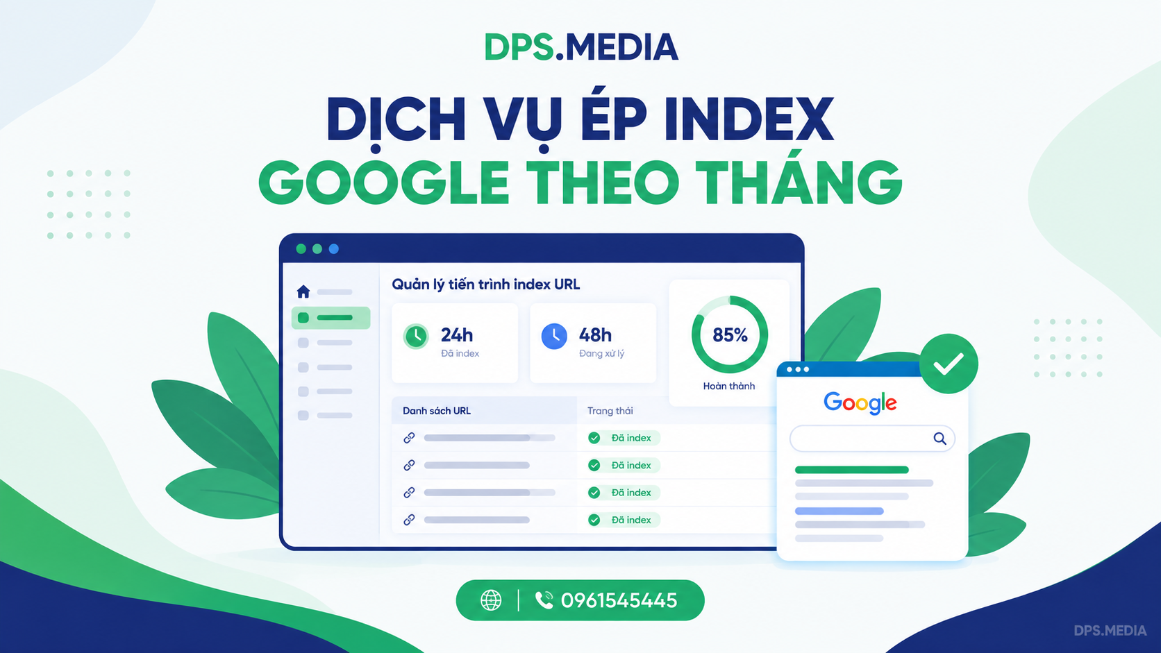 Dịch vụ ép index Google theo tháng: Bảng giá duy trì tự động 2026