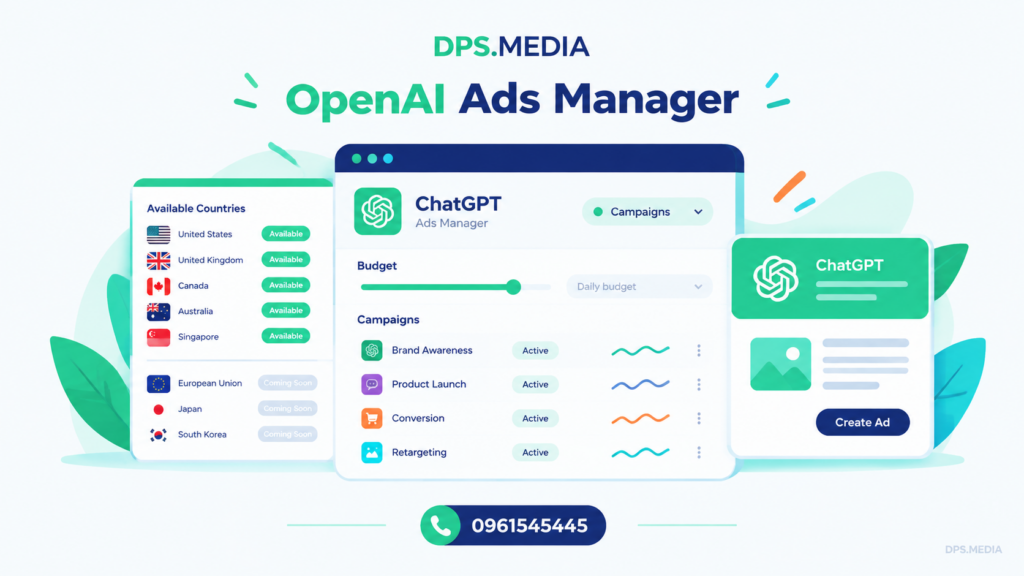 OpenAI Ads Manager: Danh Sách Quốc Gia & Chiến Lược Đón Đầu Cho Doanh Nghiệp