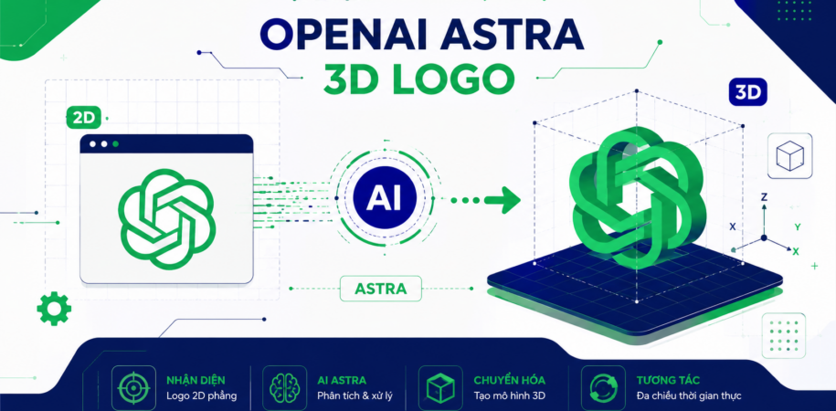 OpenAI Astra: Testing Image-to-3D Logo Conversion in Just 5 Minutes at DPS.MEDIA