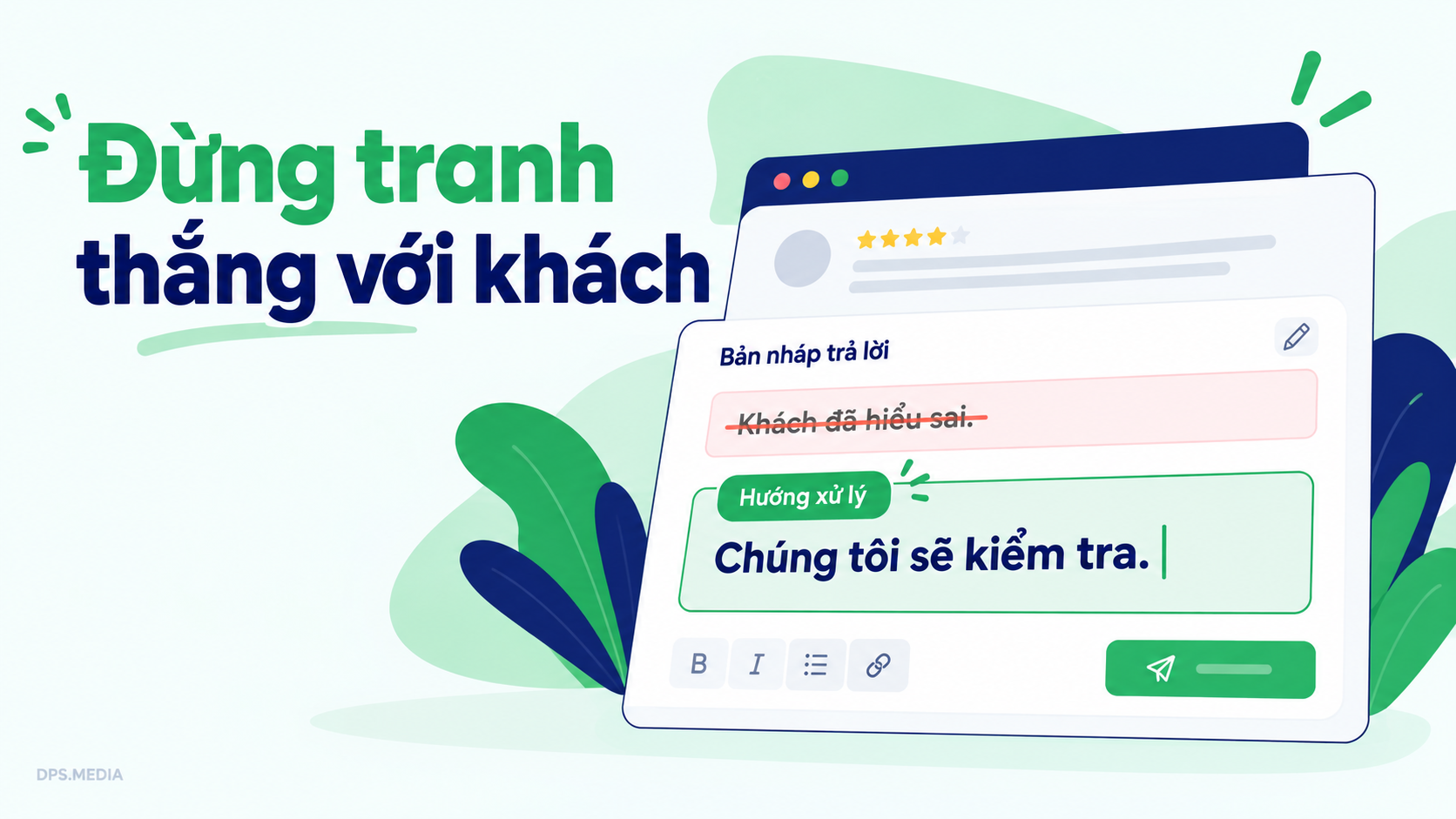 phản hồi đánh giá tiêu cực trên Google