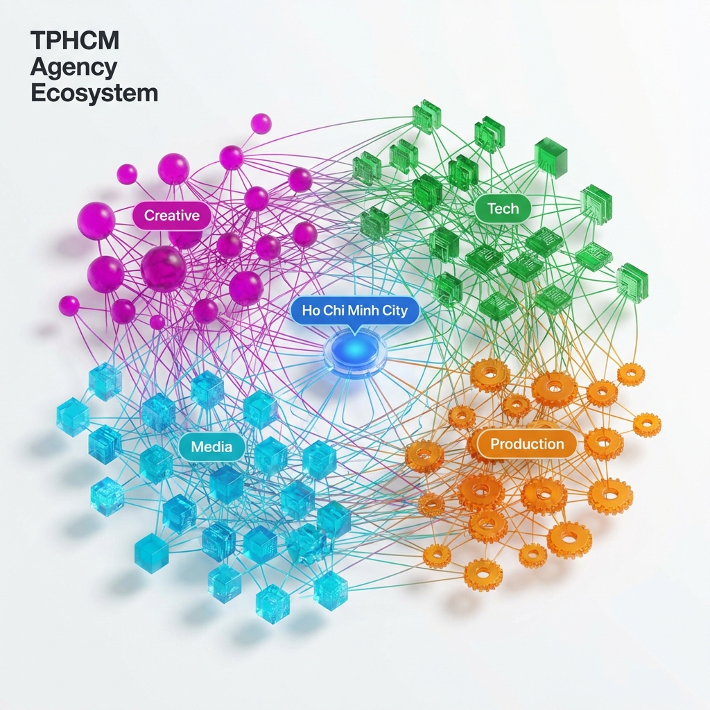 胡志明市代理机构生态系统地图