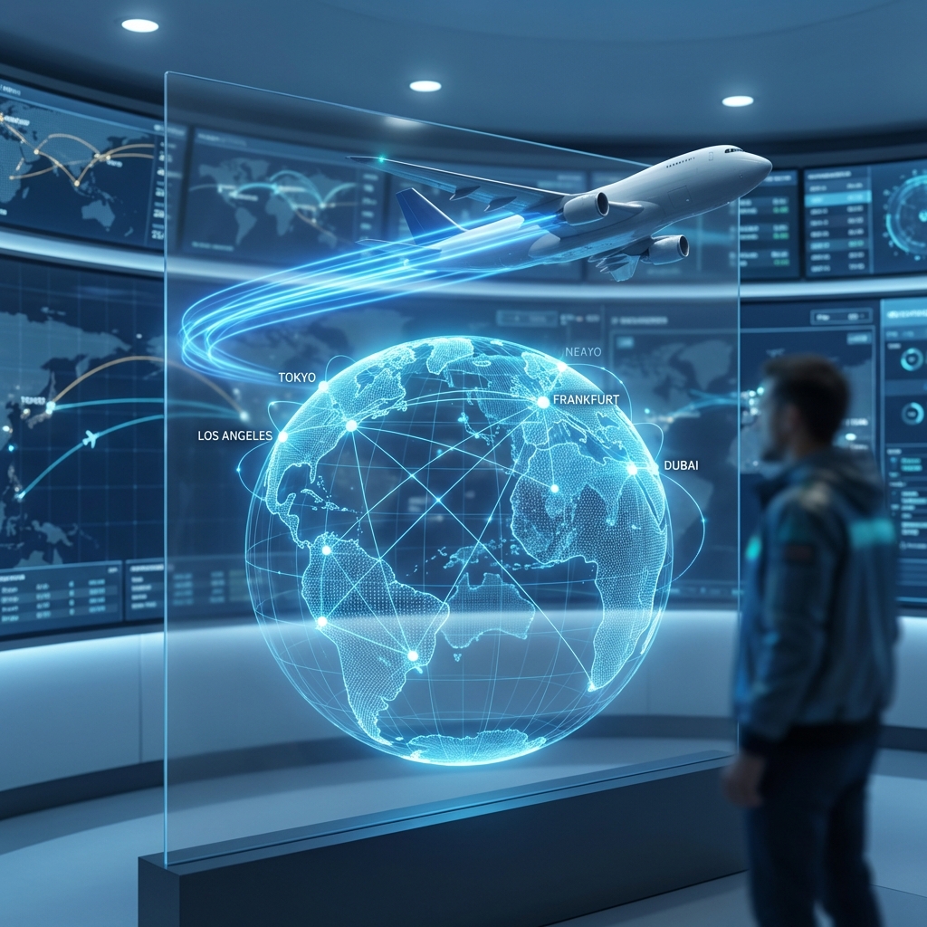 DHL's global air freight network