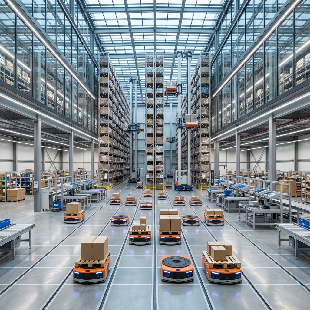 Transimex's automated warehousing system