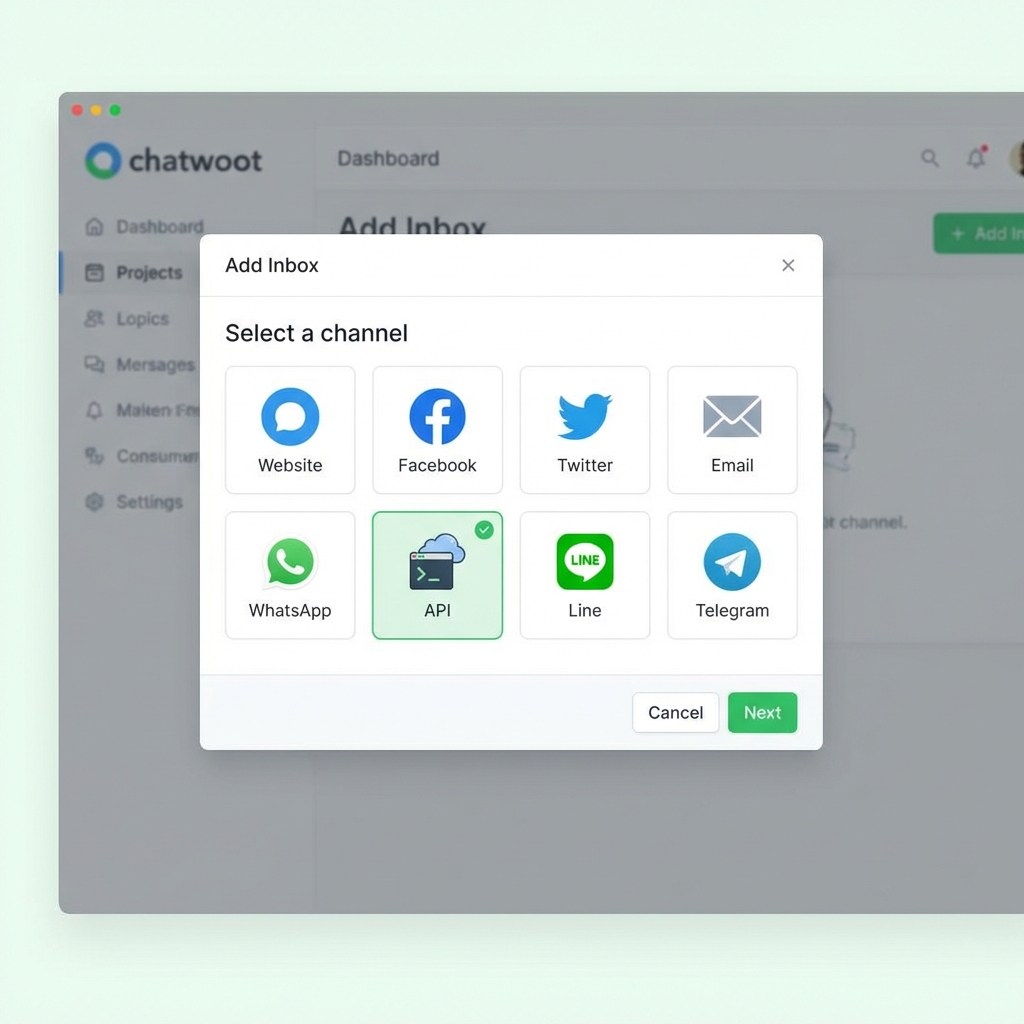 Create API Channel on Chatwoot