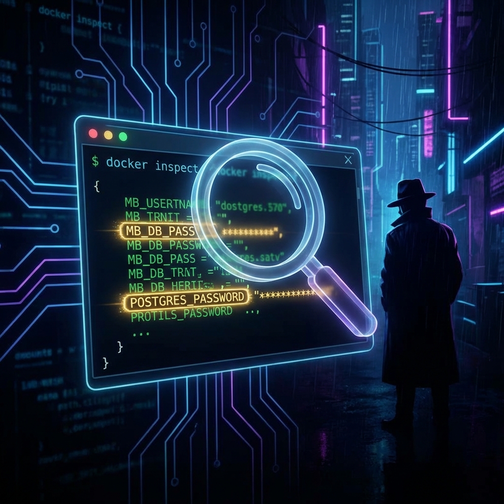 Use Docker Inspect to Find Password