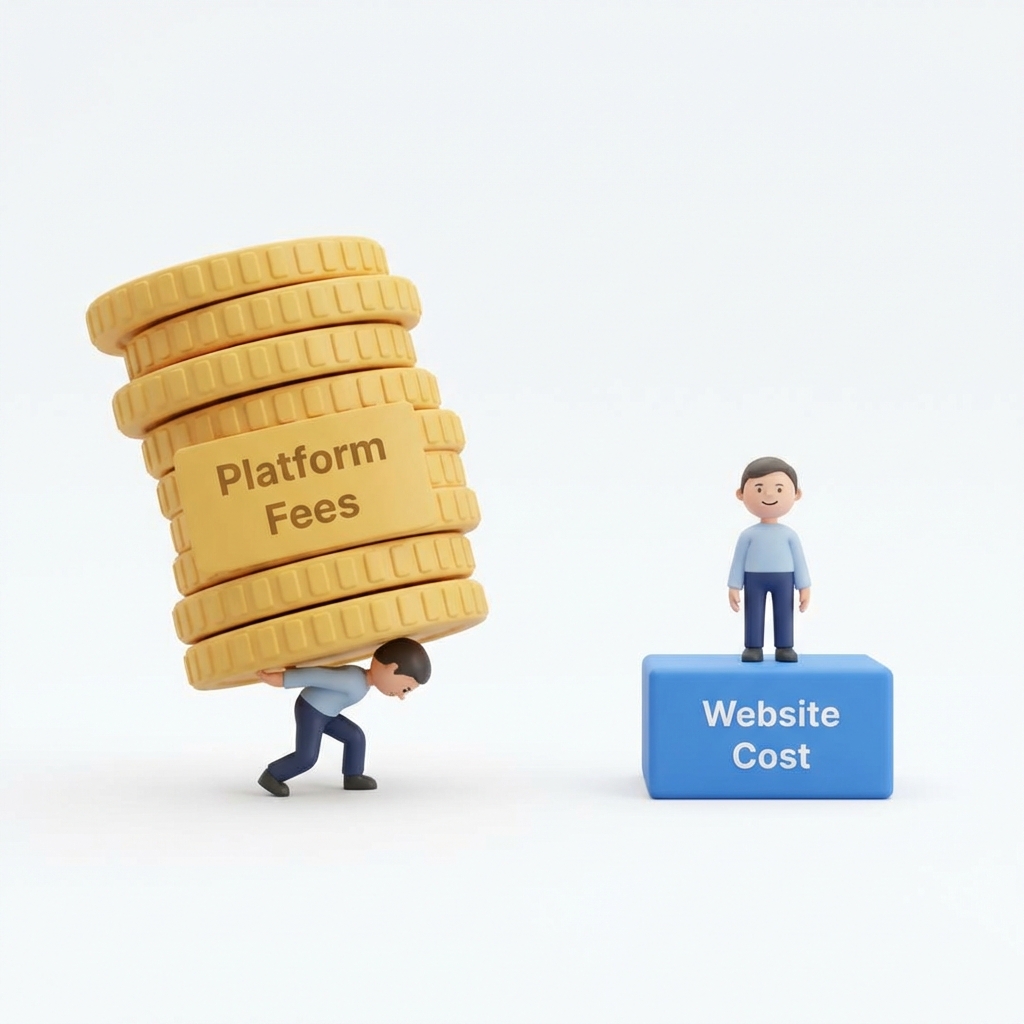 Shopee, TikTok Platform Fees Skyrocket: Is It Time for Sellers to Move Customers to Their "Own Home" Website? Compare platform fees and website costs