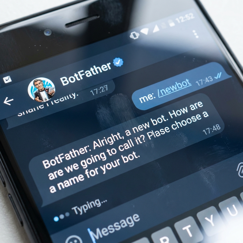 Create bot with BotFather